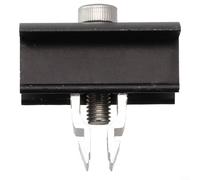 Abrazadera de extremo de panel solar para fijación rápida del módulo fotovoltaico, se adapta a alturas de marco de 30 a 50 mm, acero inoxidable y material de aleación de zinc, para diferentes