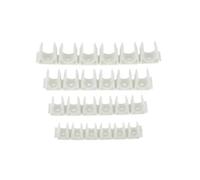 Abrazadera de fijación de manguera de aire, tubo neumático de nailon de 4/6/8/10/12mm, soporte de tubería de agua de 6 vías, Clip de flujo de desviación de tubo de compresor de Gas, 5 uds. ( Color : W