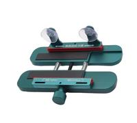 Abrazadera de fijación de teléfono de aluminio con soportes de, B | Dispositivo de servicio metálico con puntos de contacto acolchados para configuración estable