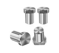 Abrazadera de freno de acero inoxidable para banco de trabajo, bloque de límite de 19/20 mm con almohadilla cuadrada para tareas de corte y lijado seguras