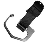Abrazadera de gancho para manillar,Ganchos para manillar de motocicleta | Manillar Clip colgante para auriculares, ganchos para volante, soporte ve Negro