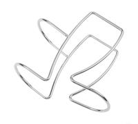 Abrazadera de guía de manguera de acero inoxidable para manguera de drenaje de lavadora con diseño ajustable y gancho para fregadero para una instalación segura