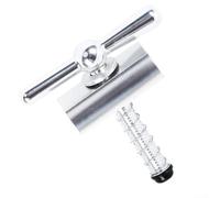 Abrazadera de hebilla plegable en C para bicicleta Brompton tecnología CNC para superar problemas de articulaciones (plata)