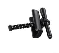 Abrazadera de hebilla plegable en C para bicicleta Brompton tecnología CNC para superar problemas de articulaciones (negro)