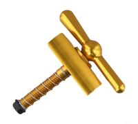 Abrazadera de hebilla plegable en C para bicicleta Brompton tecnología CNC para superar problemas de articulaciones (dorado)