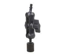 Abrazadera de hierro con cabeza esférica de 1/4 pulgadas macho a hembra roscada para teléfono, montaje de video, cámara, monitor, luz LED, micrófonos de coche, adaptador de cabeza de bola