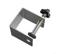 Abrazadera de instalación frontal de cajón de carpintería, plantilla de acero ajustable tipo G para montaje de armarios y muebles, 71,5 x 58 mm (acero inoxidable)