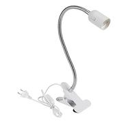 Abrazadera de la Lámpara, 2 Tipos de Lectura Ajustable LED E27 Clip de la Luz del Tatuaje de 360 Grados de la Lámpara de Mesa de Enchufe de la UE 110-240V Lder con Clip de