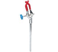 Abrazadera de laboratorio de tres dedos Soporte de vaso ajustable de con varilla de extensión para experimentos de laboratorio de química Aleación de zinc 26,7 mm