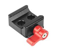 Abrazadera de liberación rápida, 1/4 pulgadas, soporte de monitor para lámpara de vídeo, micrófono, monitor, brazo de apoyo, adaptador de montaje para abrazadera de 21 - 25 mm