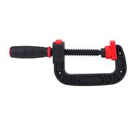 Abrazadera de liberación rápida, abrazadera G, abrazadera C, soporte de agarre manual, herramienta de carpintero para carpintería DIY (Apertura de 3 pulgadas 75MM)