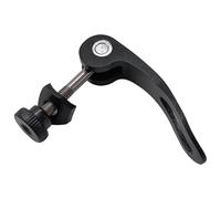 Abrazadera de liberación rápida para asiento de bicicleta, aleación de aluminio, tornillo de bloqueo de tornillo de repuesto para ciclismo, ajuste ajustable, pieza de seguridad de asiento fácil de