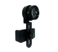 Abrazadera de lupa para teléfono con clip, accesorio de inspección de primer plano móvil con soporte de trípode, almohadilla antideslizante, color negro, 130 x 70 x 40 mm para artesanos, técnicos