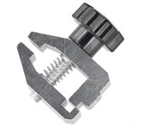 Abrazadera de mandíbula para medidor de fuerza de tracción y empuje, límite de carga superior de 500 N, construcción de acero inoxidable con fricción mejorada