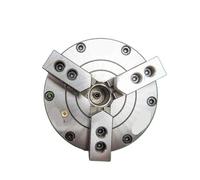 Abrazadera de mandril neumática de orificio semipasante hueco de tres mandíbulas BK160/200/250KQ(BK200KQ 4 holes 40 deep 85.5)