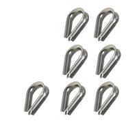 Abrazadera de manga cuerda alambre acero, cable metal, adecuada for M2-M10 protector con un diámetro(M8 x10PCS)