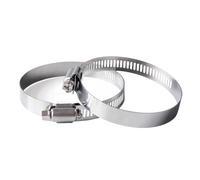 Abrazadera de manguera ajustable 2 unids/lote de acero inoxidable 304 de accionamiento de tornillo abrazadera de manguera de combustible tubo de agua Clip Hoop 50 75 110 160 200 mm (194-216 mm)