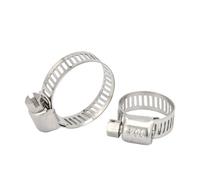 Abrazadera De Manguera Ajustable 6-311mm, Engranaje Tornillo Sin Fin Acero Inoxidable, Bloqueo Clip For Tuberías Agua, Accesorios Hardware Plomería, 3-10 Uds(14-27mm 5pcs)