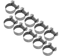 Abrazadera de manguera ajustable, clips, clips de manguera, 10 unids/set de clips de manguera de combustible for automóvil, juego de mangueras, mini abrazadera de manguera de aire de acero al carbono,