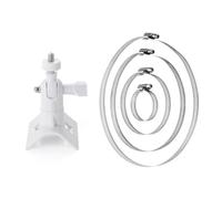 Abrazadera de manguera ajustable de acero inoxidable, soporte para barra de tubos, engranaje helicoidal para accesorios de cámara de seguridad B