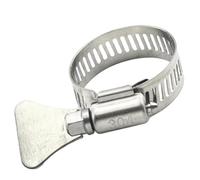 Abrazadera de manguera con engranaje helicoidal de 2 a 10 piezas, 6 a 95 mm, ajustable, de acero inoxidable, for tuberías de agua, mecánica automotriz.(141-165mm 2pcs)