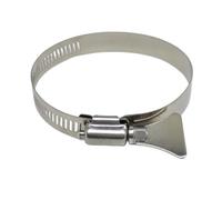 Abrazadera de manguera con mango ajustable, abrazadera tubo for conectar mangueras aire, herramienta reparación acero inoxidable 304(91-114mm)