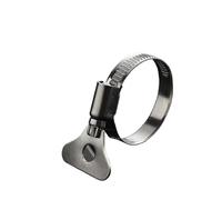 Abrazadera de manguera de acero inoxidable 201 con engranaje helicoidal, ajustable, de 6 a 60 mm, for tuberías de agua, plomería, mecánica automotriz.(25-40mm)