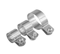 Abrazadera de manguera de acero inoxidable 304, diámetro de 10 mm a 60 mm, clip de conexión a tierra óhmica, hebilla de tubería, con tornillos y tuercas, herrajes.(38mm)