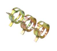 Abrazadera de manguera de resorte galvanizada de acero 65MN, diámetro interior de 5 mm a 25 mm, hebilla elástica de acero, aro for tubería de agua, 10 a 50 unidades por lote(ID 18mm 50pcs)