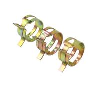 Abrazadera de manguera de resorte galvanizada de acero al manganeso 65MN, diámetro interior de 5 mm a 25 mm, hebilla elástica de acero for tubería de agua, 10 a 50 unidades por lote(ID 16mm 50pcs)