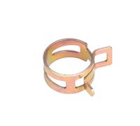 Abrazadera De Manguera Resorte Galvanizado Acero Al Manganeso, 65MN, Diámetro Interior 4mm-22mm, Hebilla Elástica Fuerza Bruta, Aro Tubería Agua, 10 Uds(17mm 10Pcs)