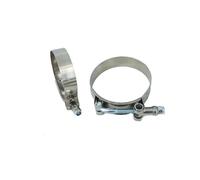 Abrazadera de Manguera Turbo con Perno en T Acero Inoxidable 304, 2 Unidades(105-113mm 2pcs)