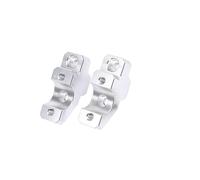 Abrazadera de manija de Montaje de Barra elevadora de Manillar de Motocicleta para Y&amaha Tracer 900 900GT GT MT09 FJ09 FJ 09 2015-2021 Estable(Plata)