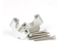 Abrazadera de Manillar Compatible Con Para R1200R 2014 2015 2016 Elevadores De Manillar Delantero De Motocicleta Kit Accesorios De Abrazaderas De Barra Movida Trasera(Silver2)