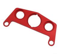 Abrazadera de manillar cónica para Honda TRX450R, interruptor de llave de aluminio CNC y soporte de montaje de luz indicadora, compatible con elevadores de manillar cónicos Pro (rojo)