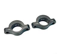 Abrazadera de manillar de bicicleta de carretera y bicicleta de montaña con almohadilla de descanso hecha de aleación de aluminio para barras de 31 8 mm de diámetro con anillo reductor de 22 2 mm para