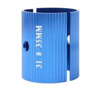 Abrazadera de manillar Shim - Aleación de aluminio Reductor de manillar Cuerpo Sólido, Piezas de Ciclismo 25.4 A 31.8 A 35 Mm Aumentar La Cubierta Del Eje De La Bicicleta Para Bicicletas Para