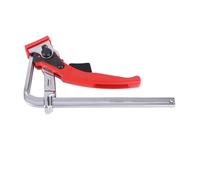 Abrazadera de Mesa con Trinquete, Abrazadera para Carpintería, Abrazadera de Mesa con Trinquete de Acero Abrazadera de Riel de Guía de Tornillo Rápido Fuerza de Sujeción de 540 Lb