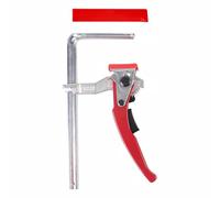 Abrazadera de mesa de trinquete, abrazaderas de sierra de pista con almohadillas antideslizantes, abrazaderas F con capacidad de 160 mm y profundidad de garganta de 60 mm para cortar, moler y cepillar