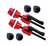 Abrazadera de mesa multifuncional de 20 mm para proyectos seguros de carpintería, abrazadera fija horizontal, agujero de escritorio, clip de liberación rápida, bancos de carpintería, abrazaderas de