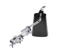 Abrazadera de metal ajustable para cencerro, soporte de montaje de percusión, clip de montaje de cencerro con accesorios de tambor de cencerro, abrazaderas de cencerro montadas en aro para hacer ruido