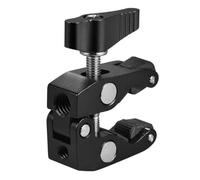 Abrazadera de metal para cámara réflex digital, soporte de luz LED, fuerte en fotografía, abrazadera ajustable