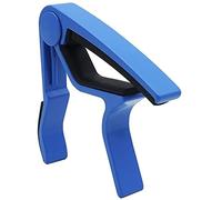 Abrazadera de metal para guitarra con una sola mano, para guitarra, bajo, violín, ukelele, instrumento musical (azul oscuro)