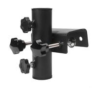 Abrazadera de metal resistente para sombrilla de balcón para barandilla de cubierta, soporte de sombrilla con diámetro ajustable de 23 a 38 mm