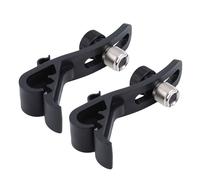 Abrazadera de micrófono ajustable para soportes de batería, sujeción estable, diseño resistente a los golpes, abrazadera de micrófono de tambor