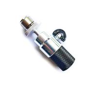 Abrazadera de micrófono de montaje ajustable de metal, adaptador de tornillo de rosca de cabeza esférica pequeña, compatible con soportes de 5/8 a 27