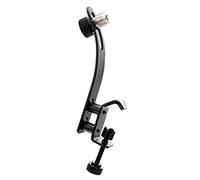 Abrazadera de Micrófono para Batería Pronomic DMK-10 para aro de tensión (para abrazaderas de micrófono de 3/8" y 5/8", peso 180 g, material acero) negro