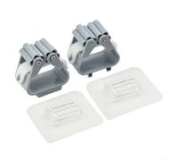 Abrazadera de montaje de antena de 2 piezas para punto de acceso de helio para Bobcat para Sensecap Syncrobit con mecanismo de clip seguro y respaldo de vidrio