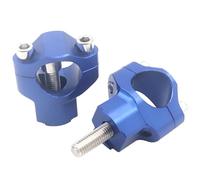 Abrazadera de Montaje de Barra elevadora de Manillar de Motocicleta de 1 1/8 "28 MM Compatible con SX SXF EXC XCW XCFW EXCF 125 150 200 250 300 350 450 500 525 530 Ajuste Universal(Blue)