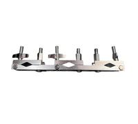 Abrazadera de montaje de cencerro ajustable, juego de tambor, abrazadera de soporte de platillos de brazo de brazo, piezas de instrumentos de percusión